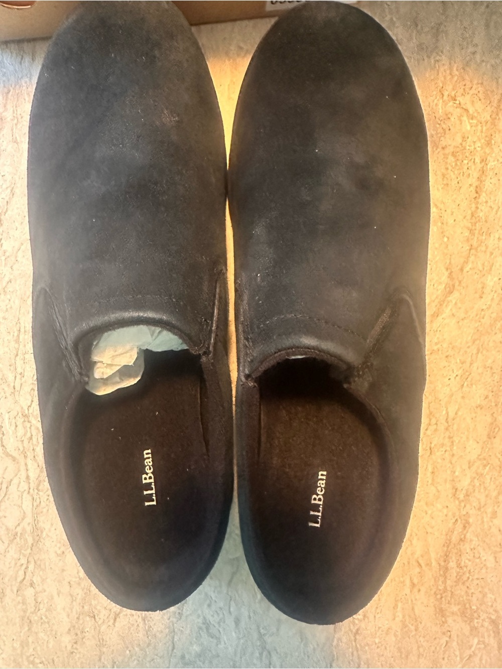 L.L. Bean Suede Comfort Mule Clogs New In Box Size 11W